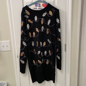 holiday sweater dress
